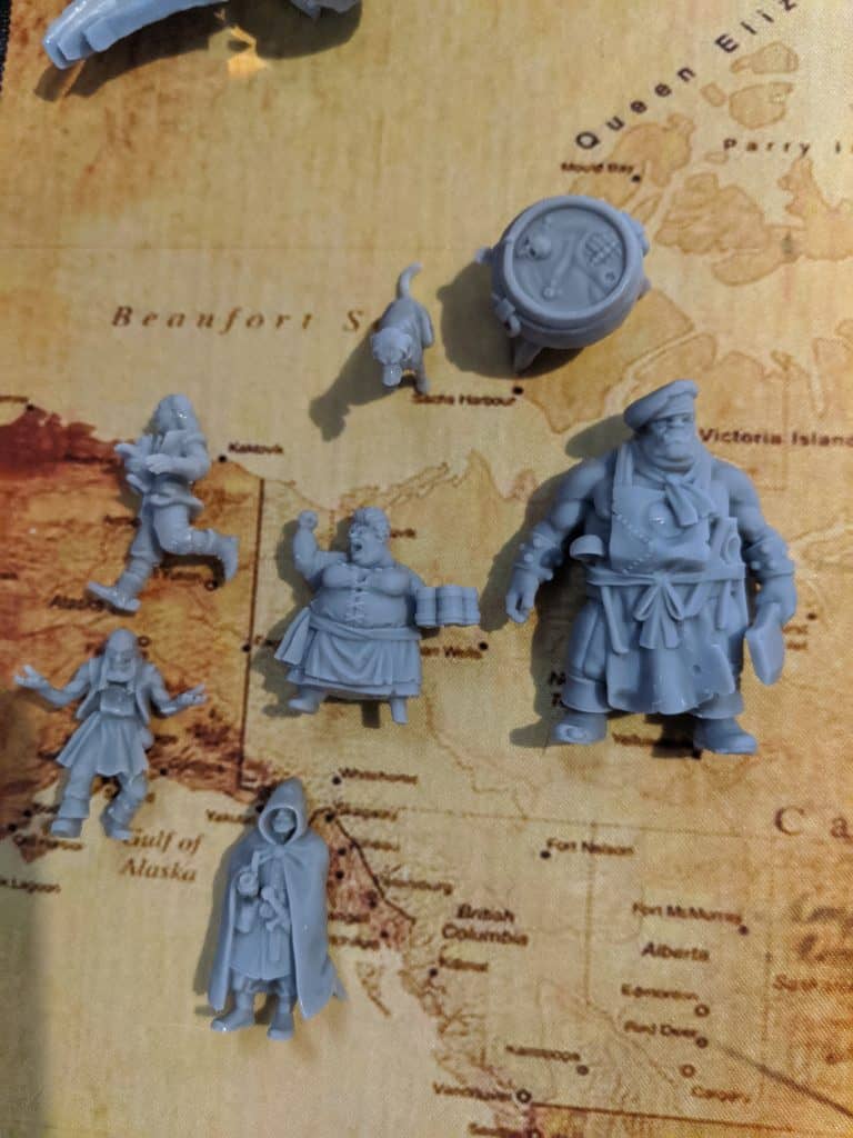 Anycubic Photon resin printer printed Dungeons & Dragons miniatures